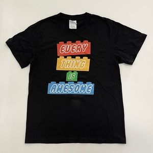 Everything is Awesome LEGO land trip T-Shirt Size Youth Medium